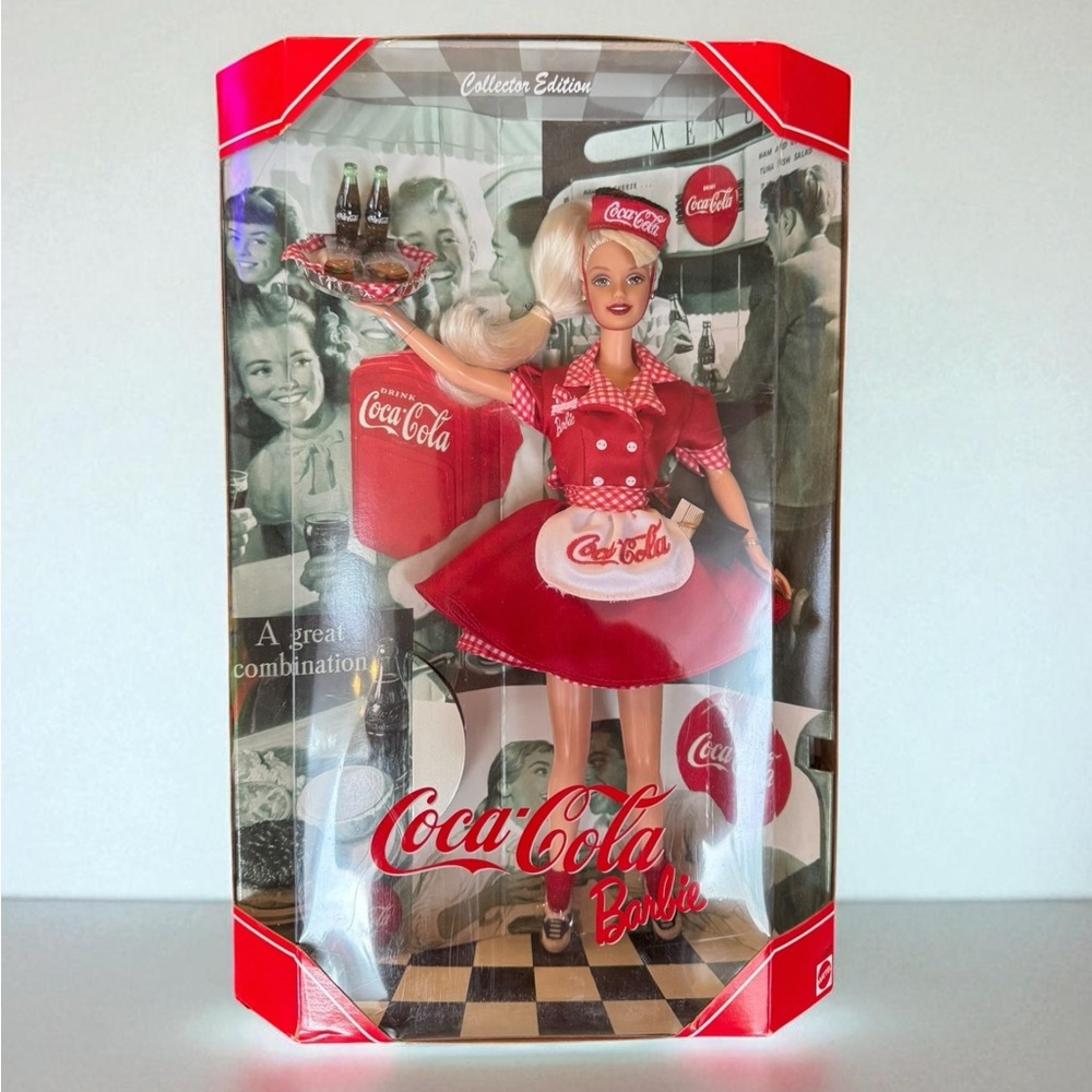1998 1st Vintage Coca-Cola Series Doll, Car Hop Barbie